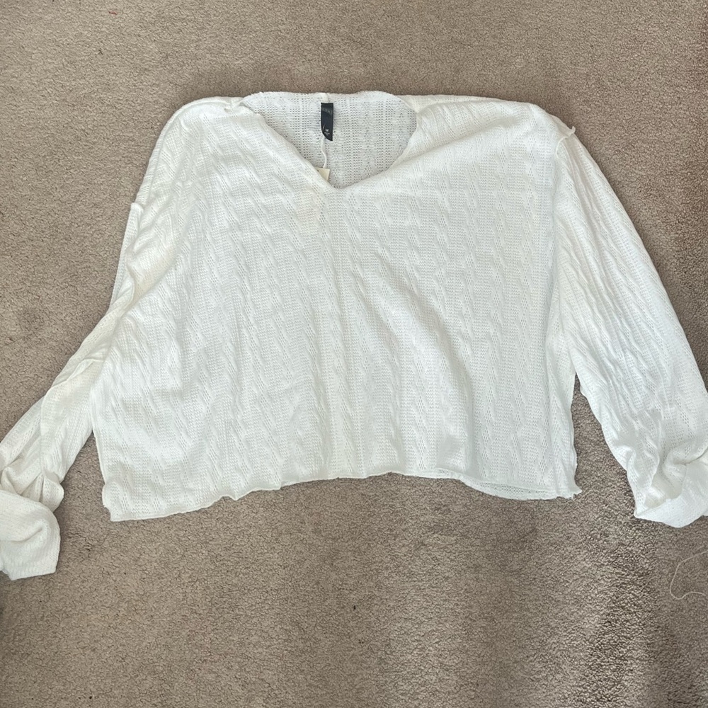 Francesca’s White Sweater
